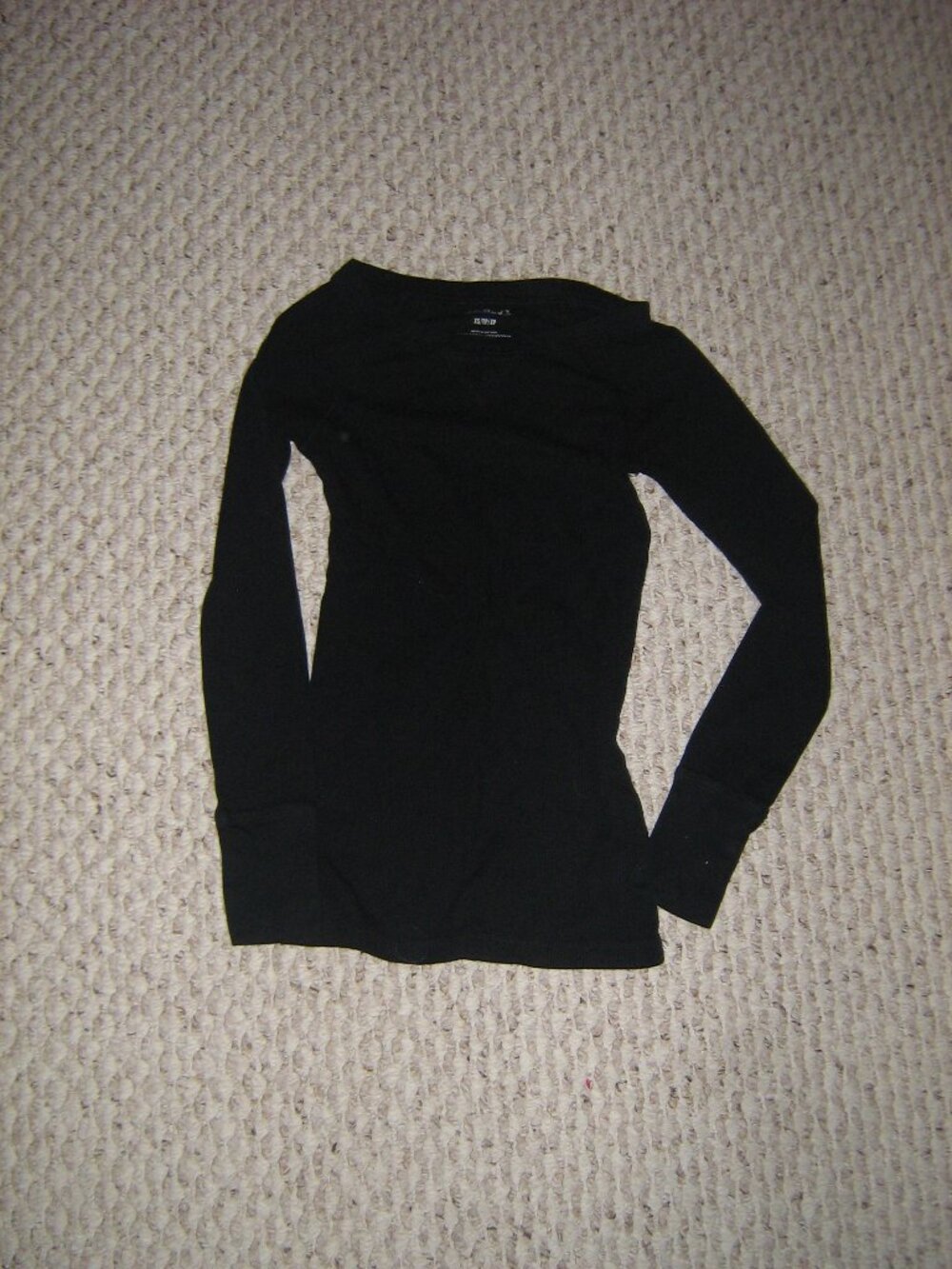 y2k style waffle knit top